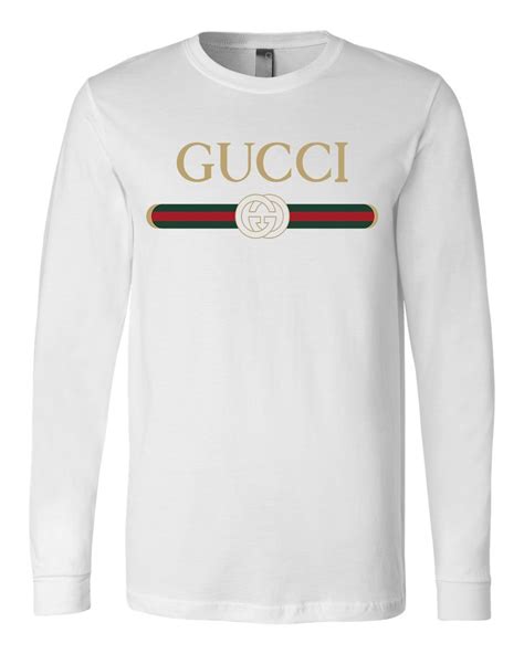 gucci long t shirt|Gucci inspired long sleeve.